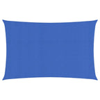 Vidaxl zonnezeil 160 g m² rechthoekig 3x6 m hdpe blauw