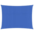 Vidaxl zonnezeil 160 g m² rechthoekig 3,5x4,5 m hdpe blauw
