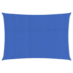 Vidaxl zonnezeil 160 g m² rechthoekig 4x6 m hdpe blauw