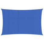 Vidaxl zonnezeil 160 g m² rechthoekig 4x7 m hdpe blauw