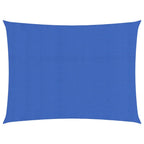 Vidaxl zonnezeil 160 g m² rechthoekig 5x6 m hdpe blauw