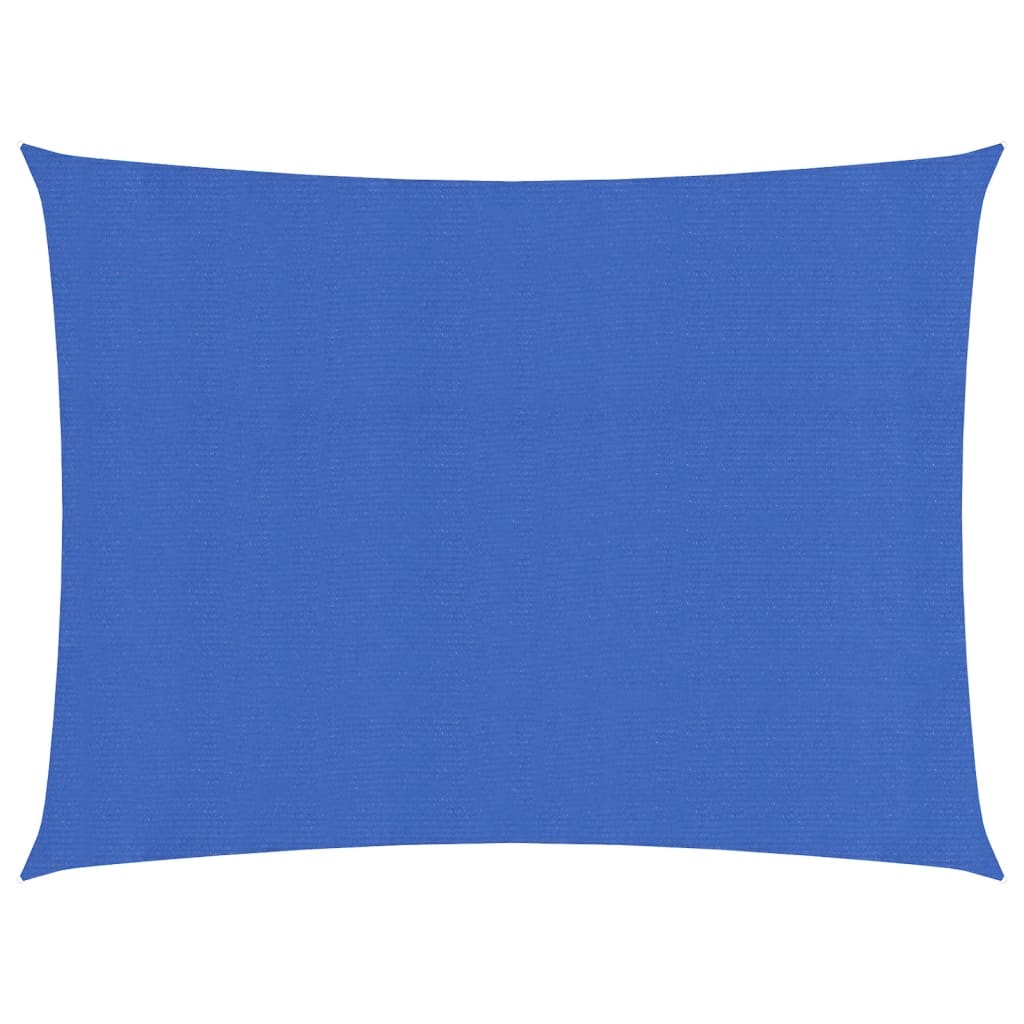 Vidaxl zonnezeil 160 g m² rechthoekig 5x6 m hdpe blauw
