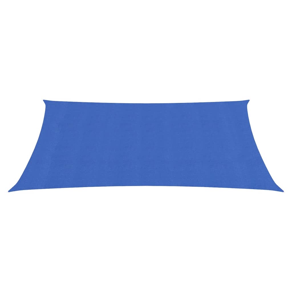 Vidaxl zonnezeil 160 g m² rechthoekig 5x7 m hdpe blauw