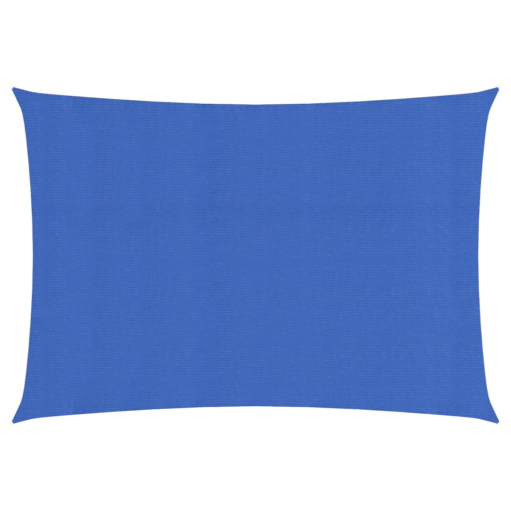 Vidaxl zonnezeil 160 g m² rechthoekig 6x8 m hdpe zwart