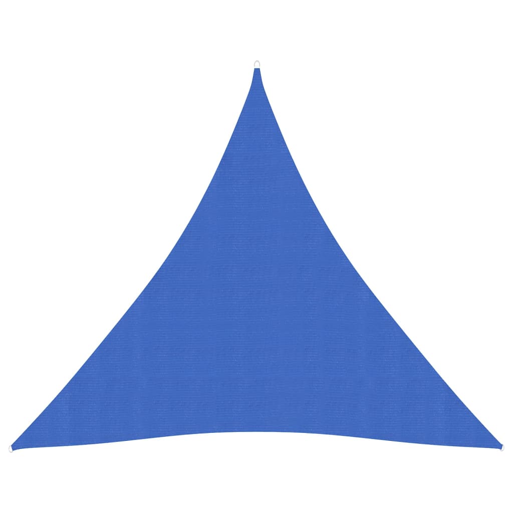 VidaXL Zonnezeil 160 g/m² 4x4x4 m HDPE blauw