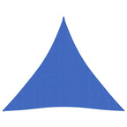 VidaXL Zonnezeil 160 g/m² 4x4x4 m HDPE blauw