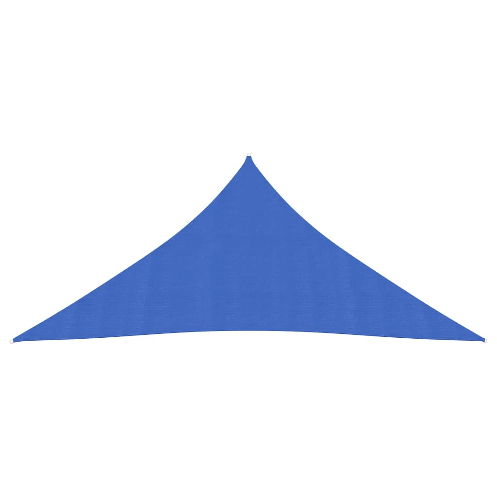 VidaXL Zonnezeil 160 g/m² 4x4x4 m HDPE blauw