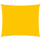 Vidaxl zonnezeil 160 g m² 2,5x2,5 m hdpe geel