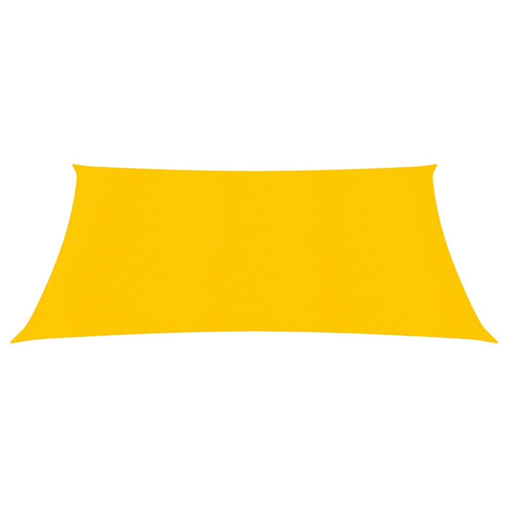 Vidaxl zonnezeil 160 g m² 2,5x2,5 m hdpe geel