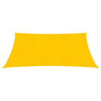 Vidaxl zonnezeil 160 g m² 2,5x2,5 m hdpe geel
