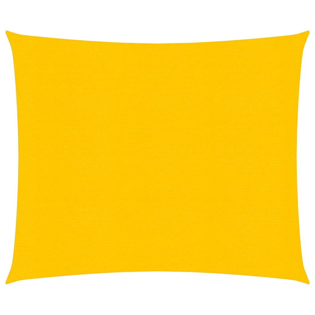 Vidaxl zonnezeil 160 g m² 3x3 m hdpe geel