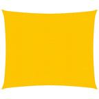 Vidaxl zonnezeil 160 g m² 3x3 m hdpe geel