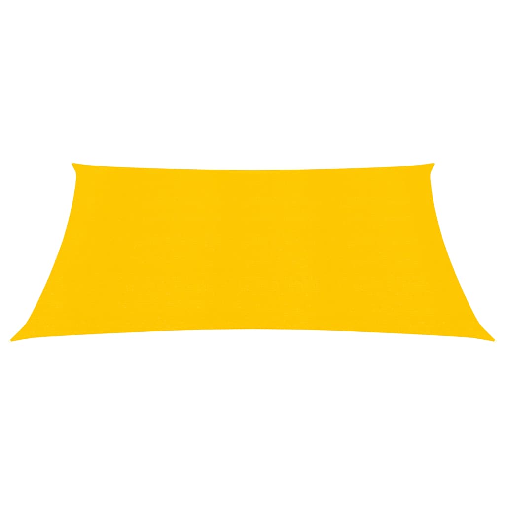 Vidaxl zonnezeil 160 g m² 3x3 m hdpe geel