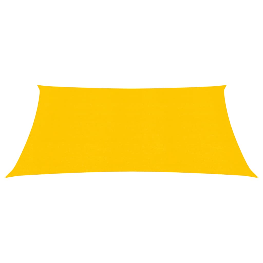 Vidaxl zonnezeil 160 g m² vierkant 4x4 m hdpe geel