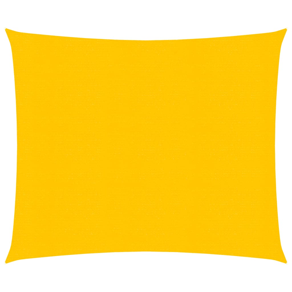 Vidaxl zonnezeil 160 g m² vierkant 4,5x4,5 m hdpe geel