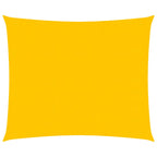 Vidaxl zonnezeil 160 g m² vierkant 4,5x4,5 m hdpe geel
