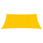 Vidaxl zonnezeil 160 g m² vierkant 5x5 m hdpe geel