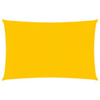 Vidaxl zonnezeil 160 g m² rechthoekig 2x3 m hdpe geel