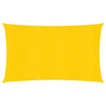 Vidaxl zonnezeil 160 g m² 2x5 m hdpe geel