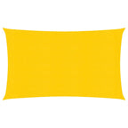 Vidaxl zonnezeil 160 g m² 2x5 m hdpe geel
