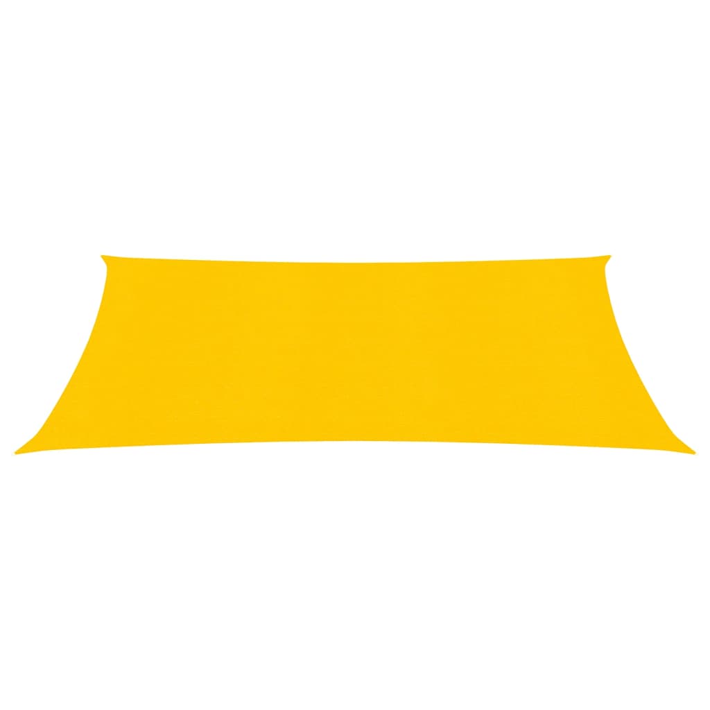 Vidaxl zonnezeil 160 g m² 2x5 m hdpe geel