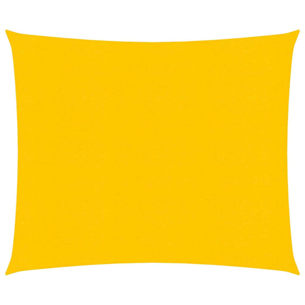 Vidaxl zonnezeil 160 g m² 2,5x3 m hdpe geel
