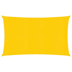 Vidaxl zonnezeil 160 g m² 2,5x5 m hdpe geel