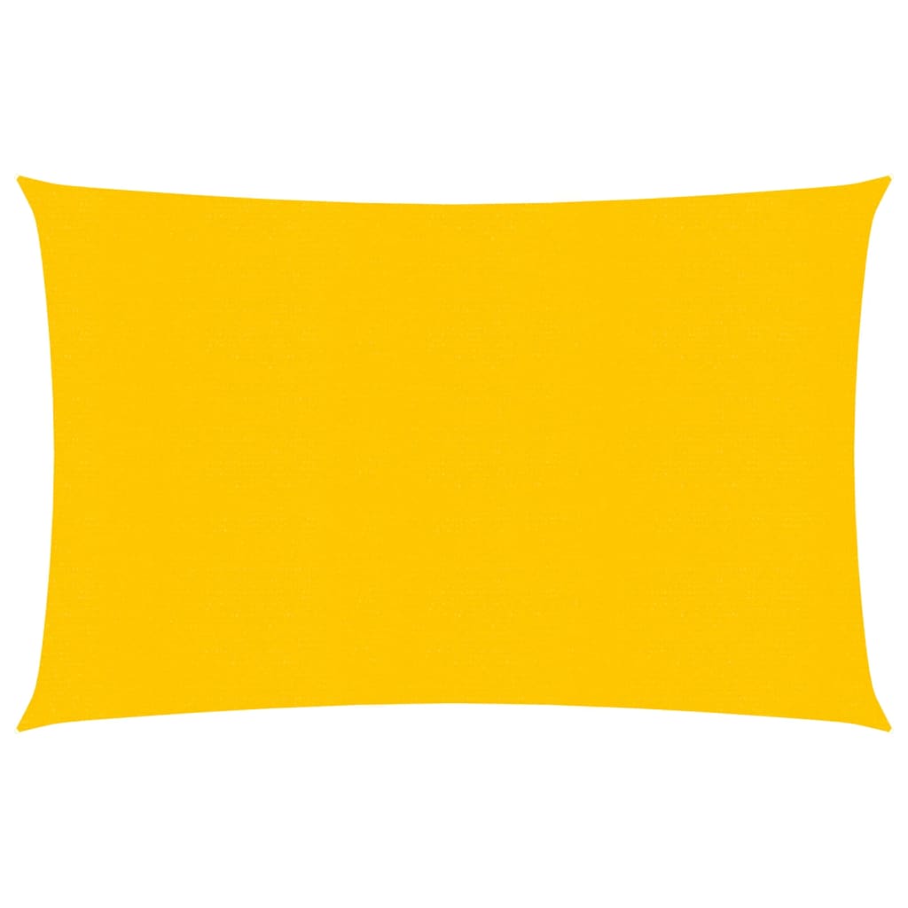 Vidaxl zonnezeil 160 g m² 3x4 m hdpe geel