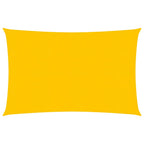 Vidaxl zonnezeil 160 g m² 3x5 m hdpe geel