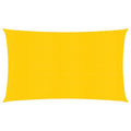 Vidaxl zonnezeil 160 g m² 3x6 m hdpe geel