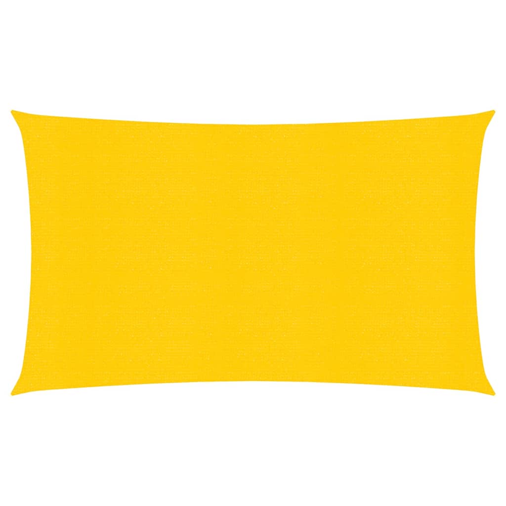 Vidaxl zonnezeil 160 g m² 3x6 m hdpe geel