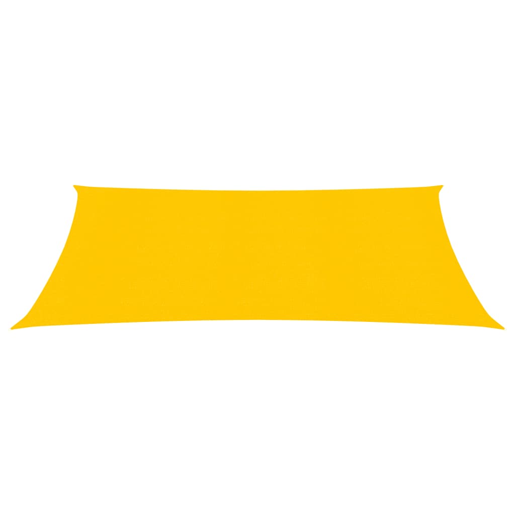 Vidaxl zonnezeil 160 g m² rechthoekig 3,5x4,5 m hdpe geel