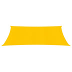 Vidaxl zonnezeil 160 g m² rechthoekig 4x5 m hdpe geel