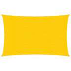 Vidaxl zonnezeil 160 g m² rechthoekig 4x6 m hdpe geel