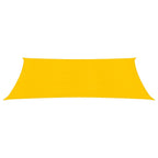 Vidaxl zonnezeil 160 g m² rechthoekig 4x6 m hdpe geel