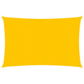 Vidaxl zonnezeil 160 g m² rechthoekig 5x6 m hdpe geel