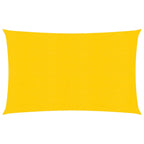 Vidaxl zonnezeil 160 g m² rechthoekig 5x7 m hdpe geel