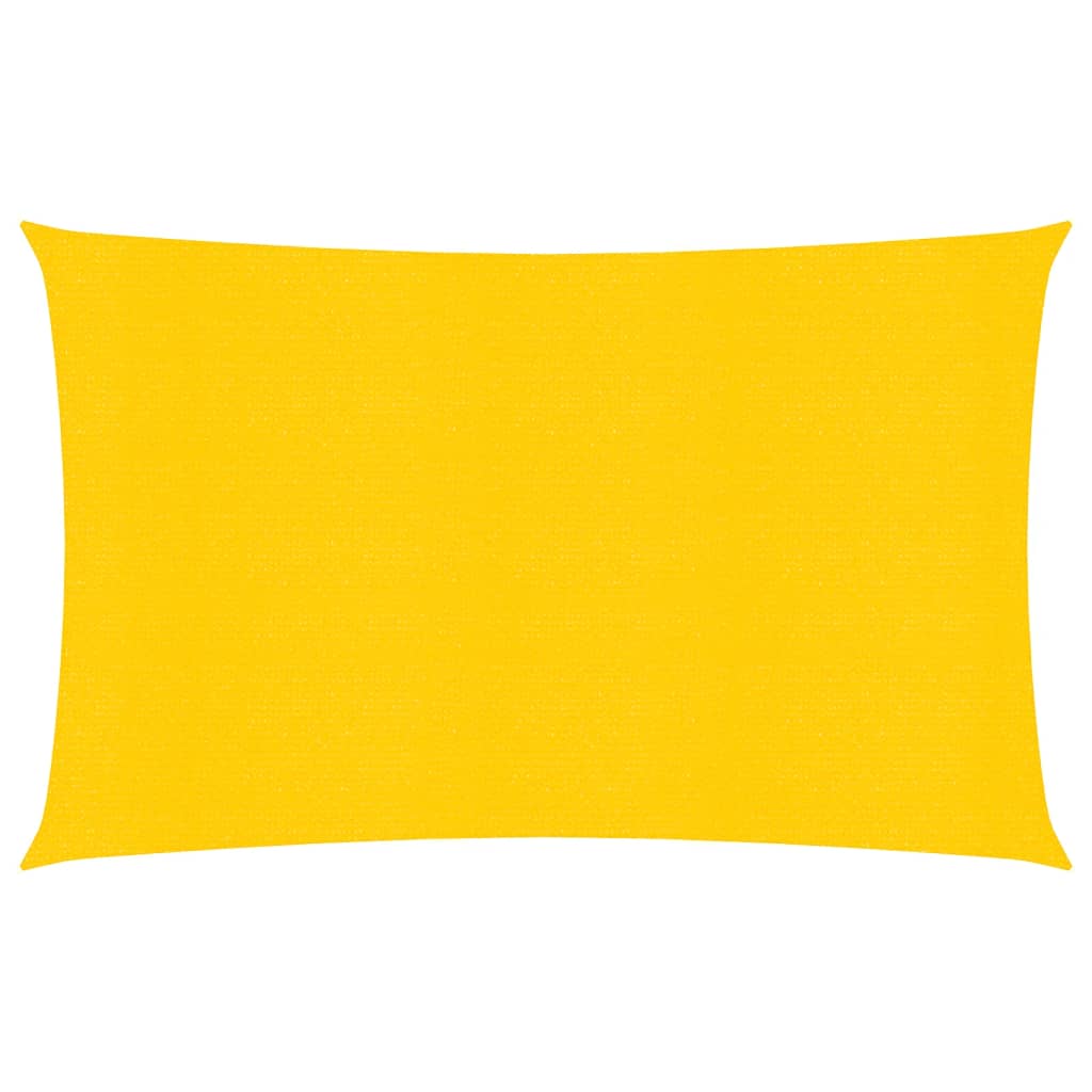 Vidaxl zonnezeil 160 g m² rechthoekig 5x7 m hdpe geel
