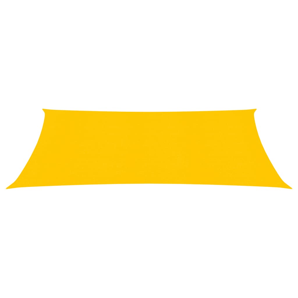 Vidaxl zonnezeil 160 g m² rechthoekig 5x7 m hdpe geel