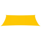 Vidaxl zonnezeil 160 g m² rechthoekig 5x7 m hdpe geel