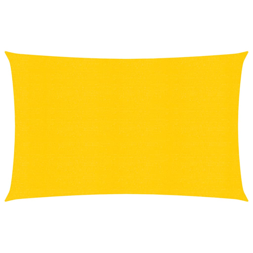 Vidaxl zonnezeil 160 g m² rechthoekig 6x8 m hdpe geel