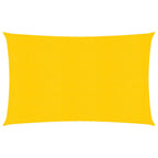 Vidaxl zonnezeil 160 g m² rechthoekig 6x8 m hdpe geel