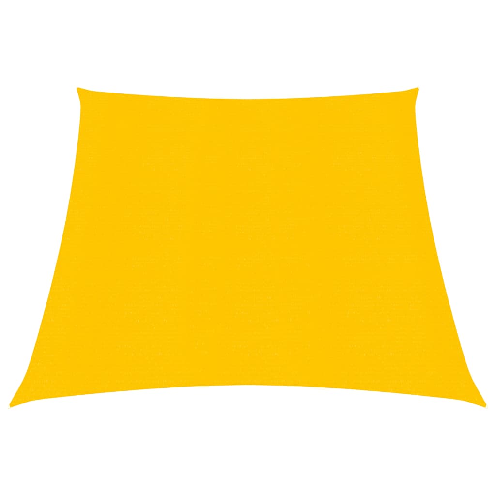 Vidaxl zonnezeil 160 g m² 3 4x2 m hdpe geel