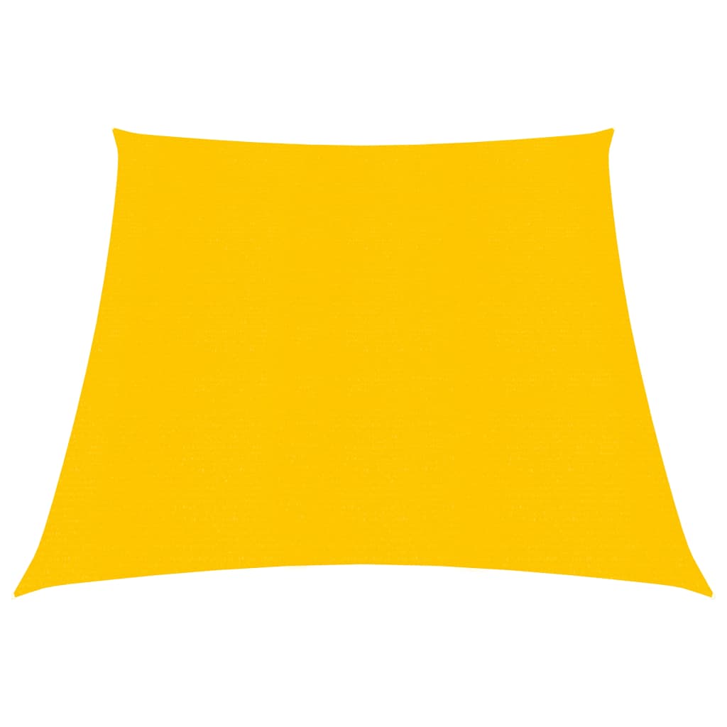 Vidaxl zonnezeil 160 g m² 3 4x3 m hdpe geel