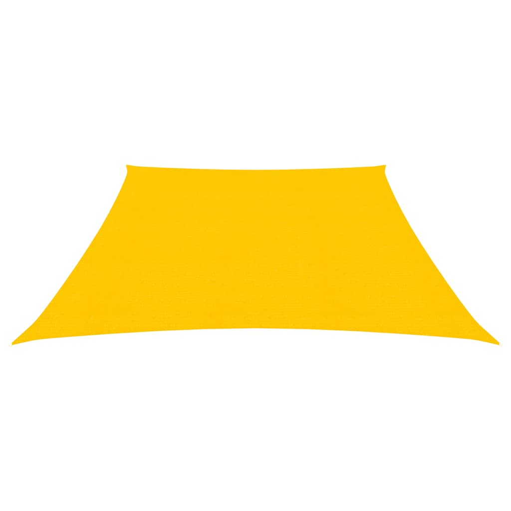 Vidaxl zonnezeil 160 g m² 3 4x3 m hdpe geel