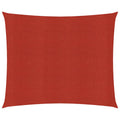 Vidaxl zonnezeil 160 g m² 2x2 m hdpe rood