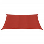 Vidaxl zonnezeil 160 g m² 2x2 m hdpe rood