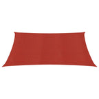 Vidaxl zonnezeil 160 g m² 3x3 m hdpe rood