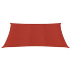 Vidaxl zonnezeil 160 g m² 3,6x3,6 m hdpe rood