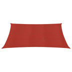 Vidaxl zonnezeil 160 g m² 4x4 m hdpe rood